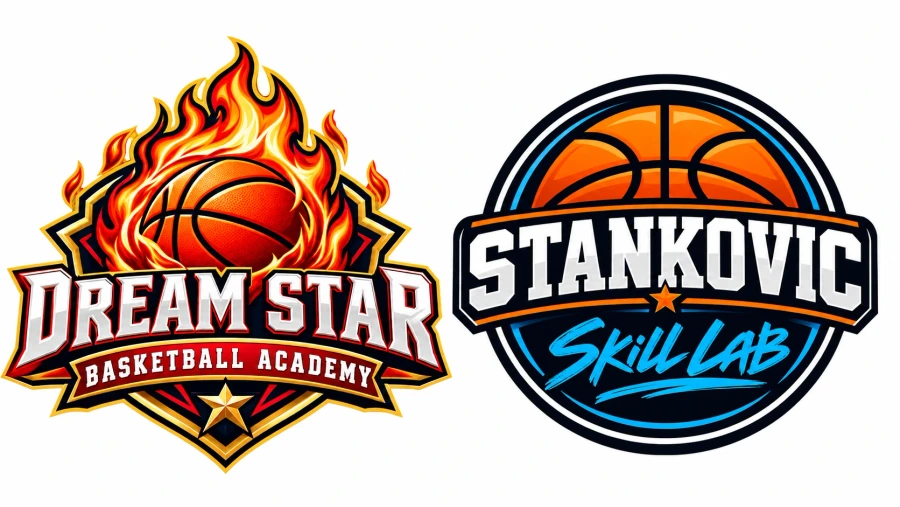 Dream Star Basketball Academy and Stankovic Skill Lab logos